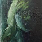 Green-Gesicht-Portrait-Oil-auf-Leinwand-Michael-Tauschke-2019
